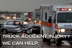 Truck Accident Injury? We can help!