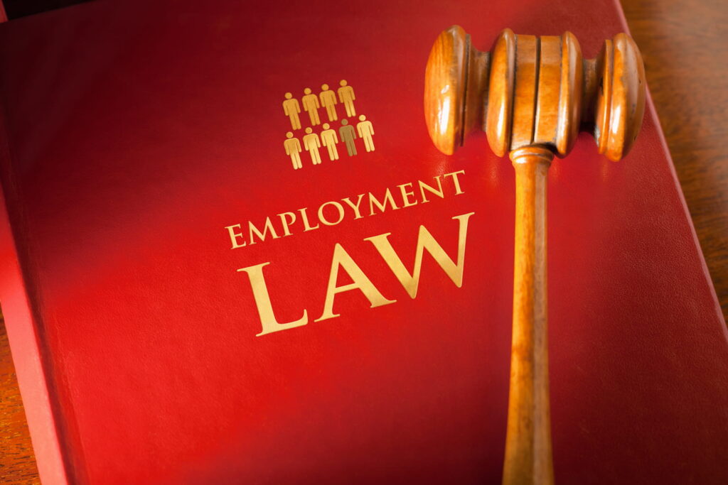 ¿Qué Hacer Si Perdiste Recientemente Tu Empleo En Colorado? 9 Employment Law Book With Gavel.