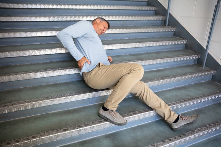 Slip and Fall on Stairs