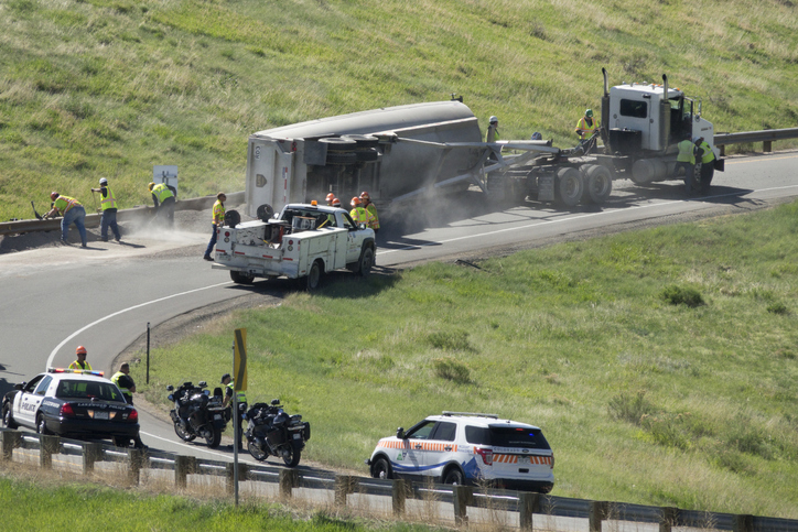 Semi-truck accident in Colorado