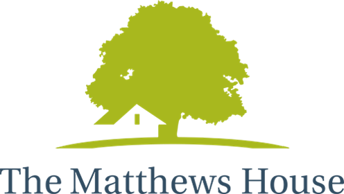the matthews house logo.